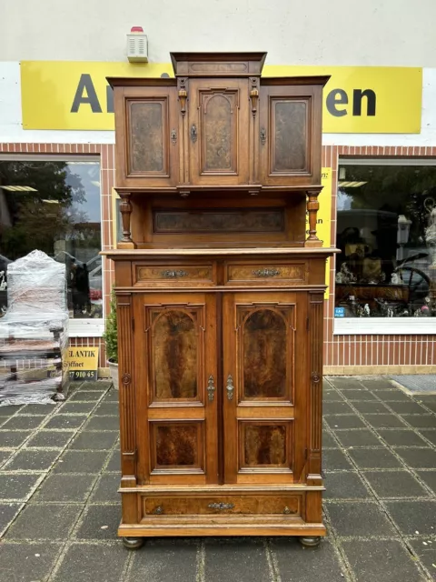 Gründerzeit Anrichte Vertiko Buffet Zierschrank Halbschrank Kommode um 1880 3