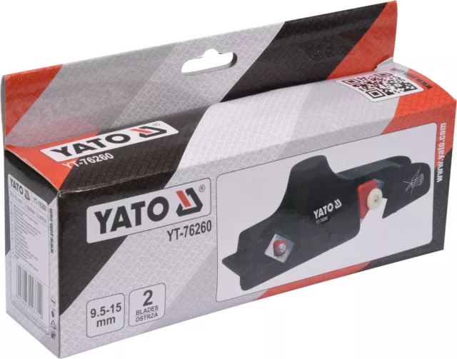Yato YT-76260 Gips-Karton-Platten-Hobel Trockenbau Kanten-Hand-Fasen-Schneider
