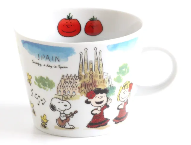 Snoopy PEANUTS World Travel Mug Spain Shimizu Tougyou