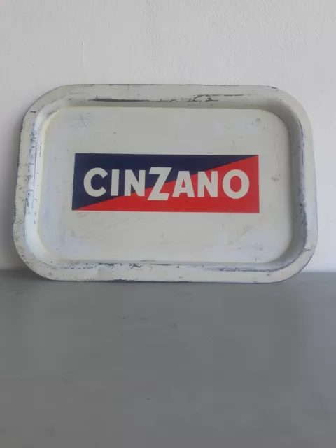 Vassoio pubblicitario In Latta Anni 60 CINZANO