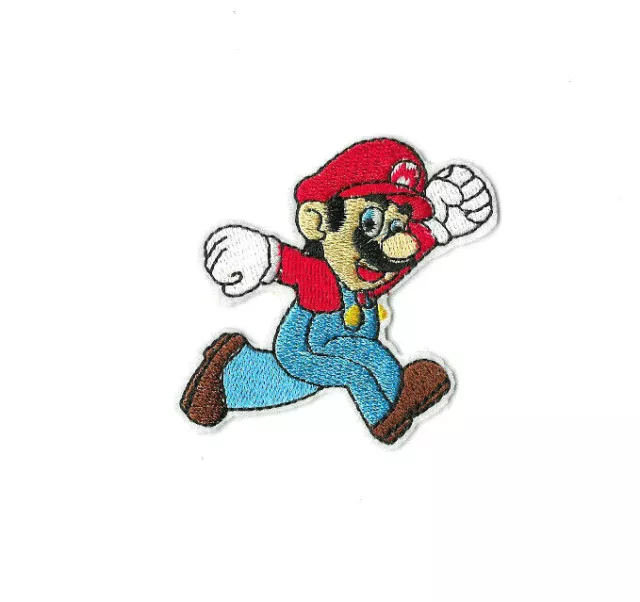 SUPER MARIO IRON on / Sew on Patch Embroidered Badge Cartoon Brothers Game  PT60 $4.30 - PicClick AU