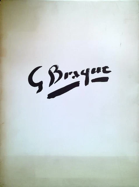 Georges Braque Aa.vv. Olivetti 1958  Fogli Scolti