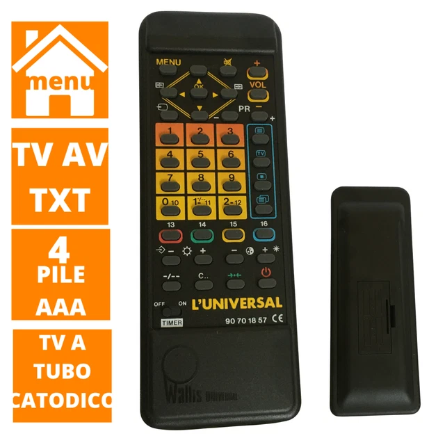 Telecomando Universale Retroilluminato XRT510 Per TV Vizio &ndash; Usato, Graffiato, Funzionante