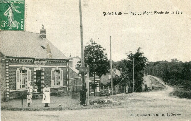 Carte Postale Ancienne - Manufacture Saint Gobain, Aisne (02) - Collection, état Correct