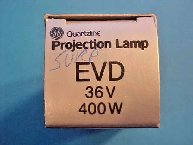 NEW GE EVD Quartzline Projection Lamp 400w 36v General Electric