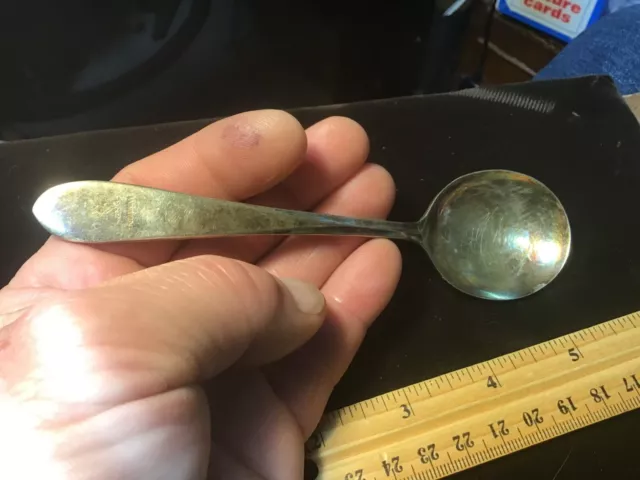 Vintage Red Lion Inn Spoon Silverplate Lion Logo World Co Stockbridge Mass