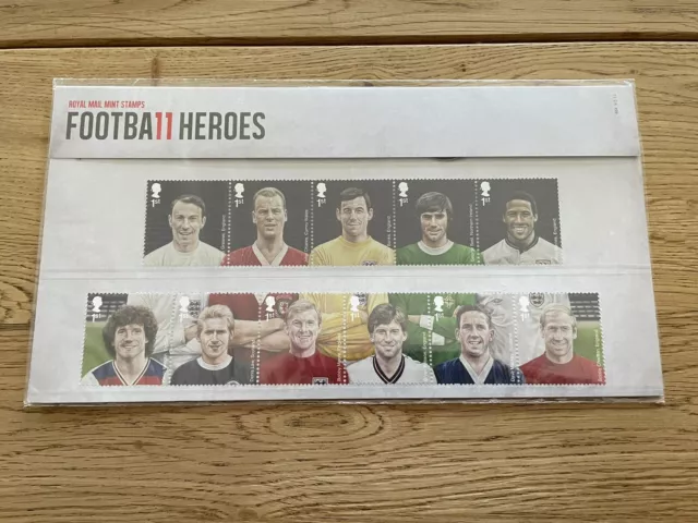 GB Royal Mail Presentation Pack Stamps 2013 Football Heroes