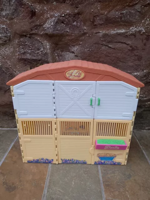 VINTAGE MATTEL BARBIE Magical Sounds Horse Stable Barn From 2000 22.99 PicClick UK