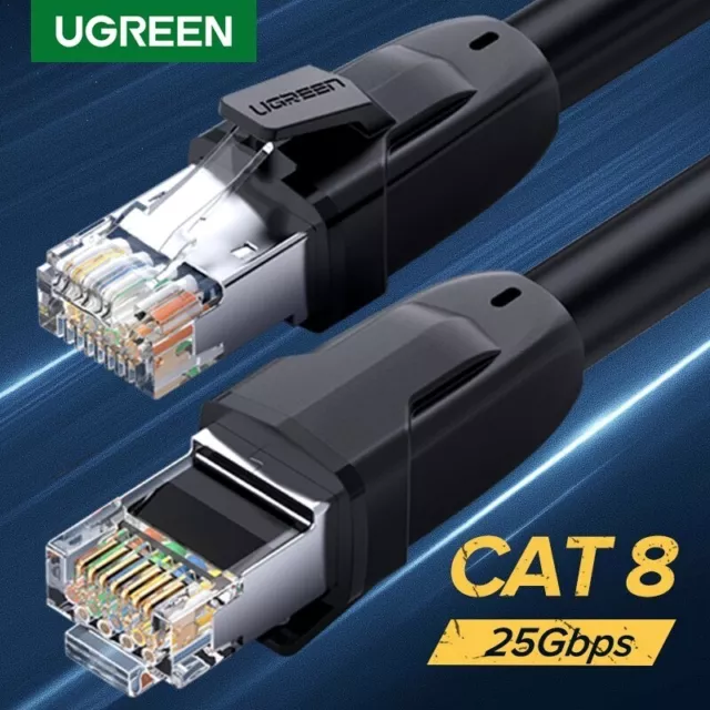  UGREEN Cat 8 Ethernet Cable 3FT, Cat8 RJ45 Network LAN Cord  High Speed Compatible for Gaming PS5 PS4 Xbox One PS3 Modem Router PC Mac  Laptop 3FT : Electronics