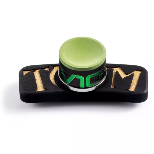 Taom Magnetite Combo Billiard Chalk Holder and V10 Chalk Green in Branded Box