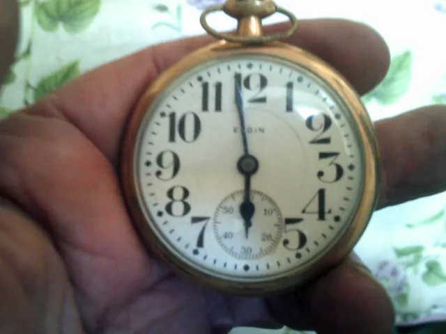 Antiquariato Orologio Tascabile Oro Basso??? 1900 Da Revisionare