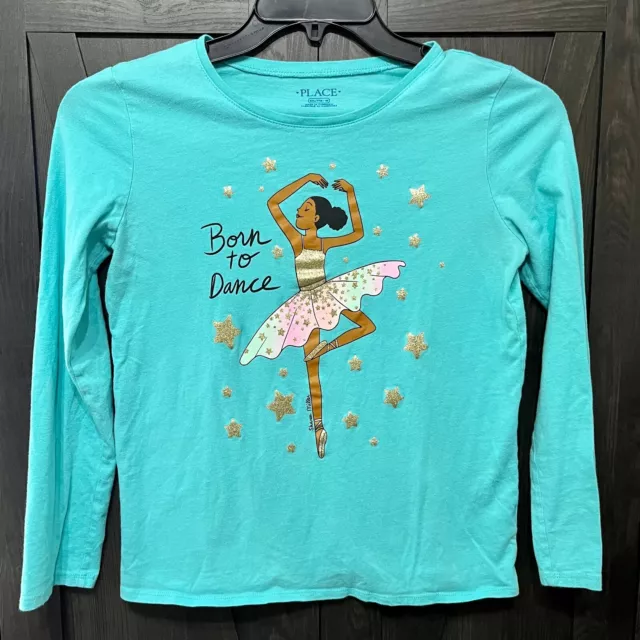 Pre-owned Girls Long Sleeve Born to Dance Shirt Size XXL/16