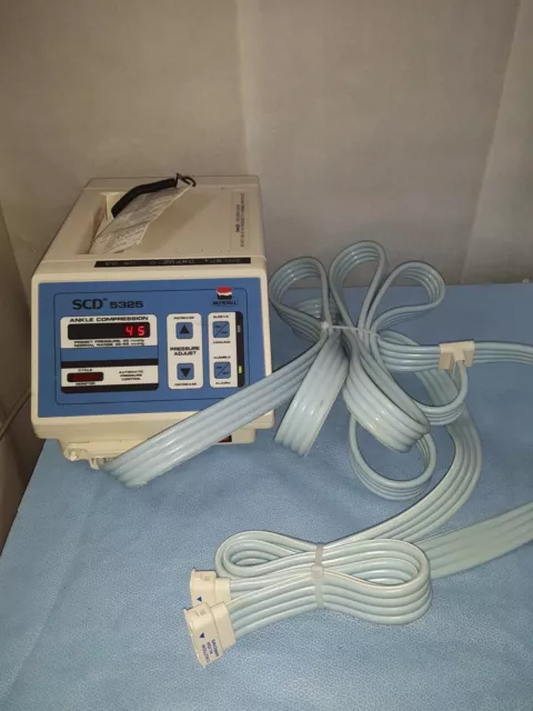 kendall sequential compression device with tubing cosmetically clean tested
