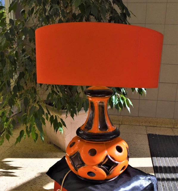 Pied de lampe du XXe siècle en céramique design du xxème