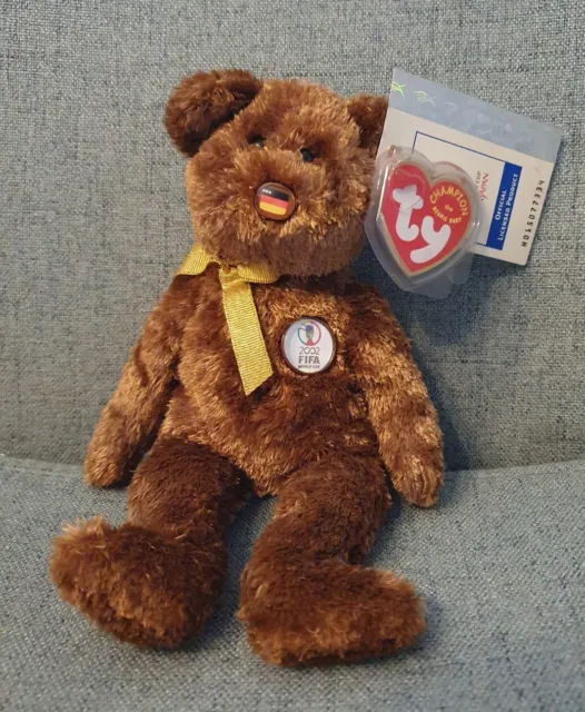 TY Beanie Baby Teddy - Champion Germany Deutschland