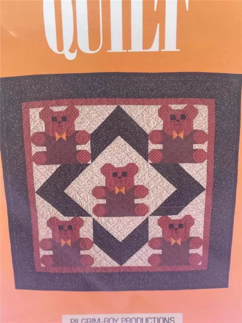 PILGRIM-ROY PRODUCTIONS Quilt Pattern - TEDDY BEAR QUILT 37" x 37" 2