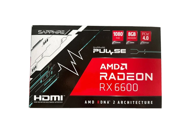SAPPHIRE PULSE AMD Radeon RX 6600 8GB GDDR6 Grafikkarte (11310-01-20G ...