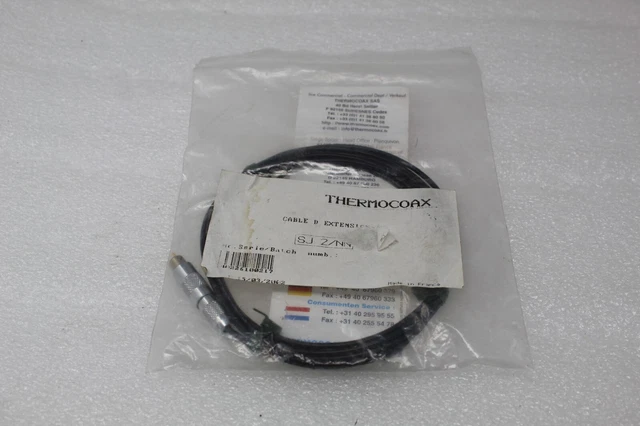 NEW Thermocoax SJ 2/NN Cable D Extension, NEW
