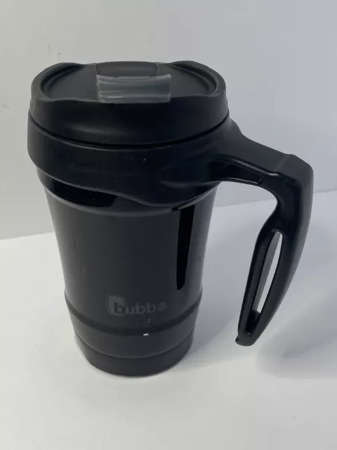 Bubba Vacuum-Insulated Stainless Steel Travel Mug, 14 OZ Stainless, Black