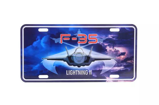 US Kennzeichen Nummernschild License Plate USA F-35 Lightning Neu 🇺🇸