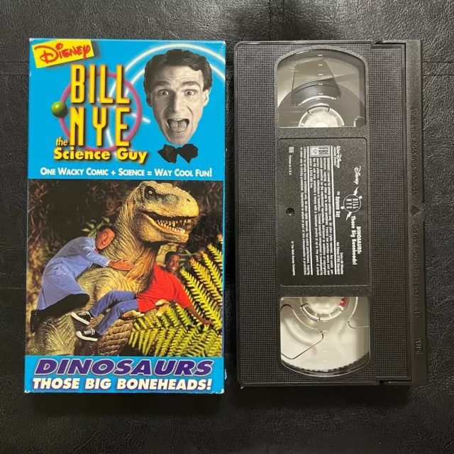 BILL NYE THE Science Guy Dinosaurs Those Big Boneheads! (VHS, 1995) $9. ...