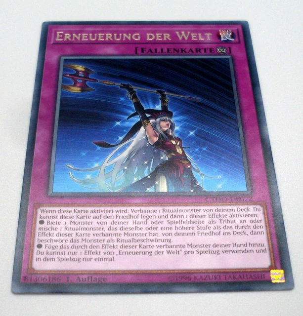 MAPPA YUGIOH Rinnovamento del mondo mappa trappola Yugioh nuova