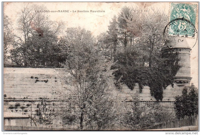 51 CHALONS SUR MARNE - le bastion Mauvillain