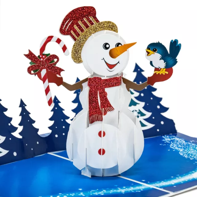 LIMAH® Weihnachtskarte Schneemann