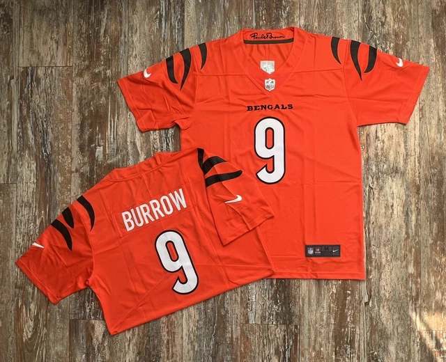 JOE BURROW 9 Jersey Men’s Alternate Orange Cincinnati Bengals NWT 69.