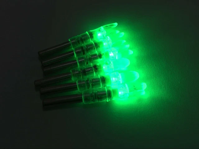 6PK Automatical Lighted Nocks for Inner Diameter 5.3mm X Size Arrow Nocks