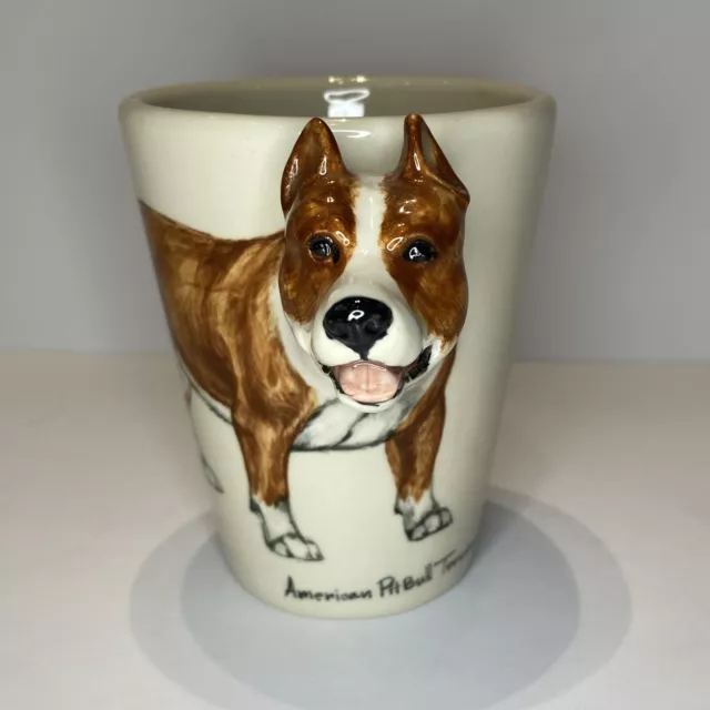 Blue Witch American Pit Bull Terrier Dog Ceramic Coffee Tea Mug Cup 3D Bondy Pet