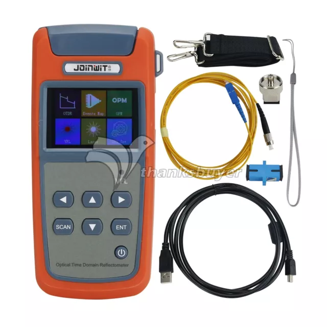 Mini Optical Time Domain Reflectometer OTDR Built-in Visual Fault Locator THZ