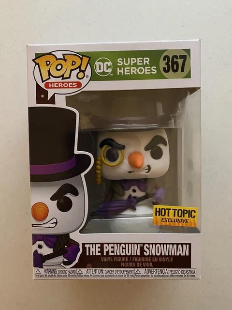Funko Pop! DC Heroes Christmas Penguin Snowman Hot Topic Exclusive #367 *NEW*
