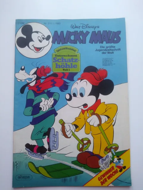 Micky Maus von 1983 Nr. 2 mit Schnipp + Beilage
