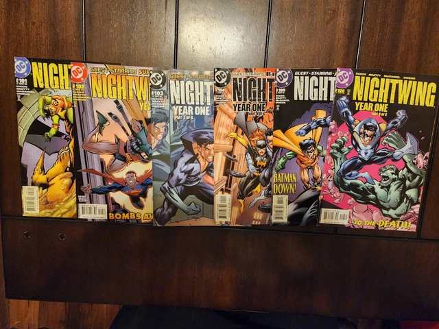 Nightwing 101-106 Year One Complete Set Lot DC 2005 VF/NM Dick Grayson NICE!