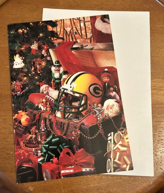 1988 Green Bay Packers Football Club Christmas Card - Team Issued - Rare