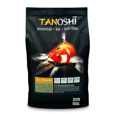 Koifutter TANOSHI All Season 5 kg / 3 mm 6 mm a partir de 8°C todo el año alimento para peces koi