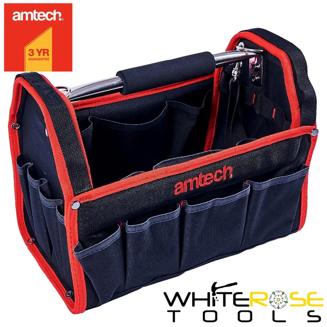 Borsa portaoggetti Amtech strumento supporto caddy 330 mm base rigida custodia per trasporto tote