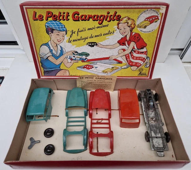 RARE COFFRET GMC les routier FJ france jouet ancien en tôle époque Joustra EUR 249,99 - PicClick FR