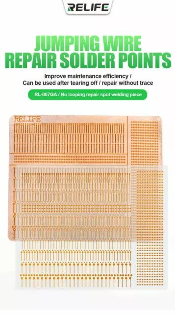 RELIFE RL-007GA Dot Repair - IC Chip Solder Pads Lug For Soldering - PCB Repair