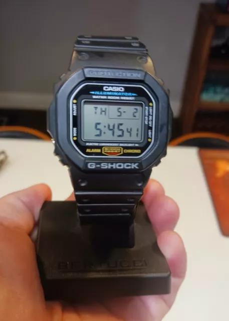 Casio G-Shock DW-5600E  3229 Digital WR20BAR Alarm Chrono Men’s   Watch