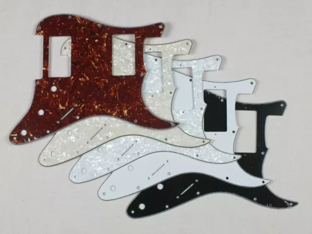 STRATOCASTER HH SCRATCH PLATE Pickguard to fit USA/Mex Fender in 5 Colours