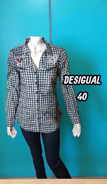 haut,tunque Desgual talle XS ou 34 | eBay