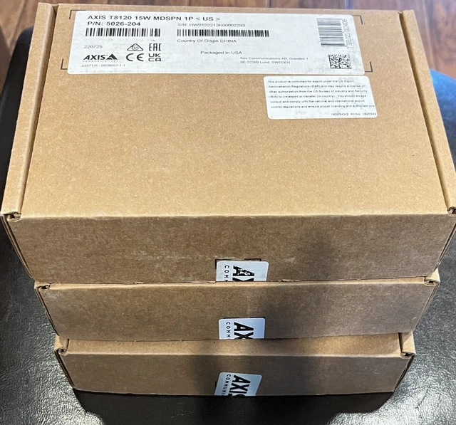 Axis T8120 15W Mdspn 1P Us 5026-204