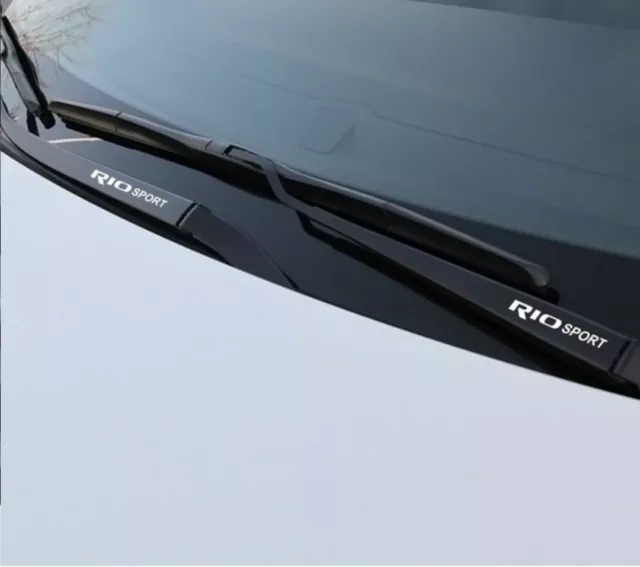 KIA RIO Wing Mirror Window Glass wiperblade Decals Stickers for car x2
