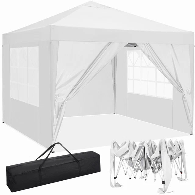 Falt Pavillon 3x3m Anti-UV Pop Up Wasserdicht Gartenzelt Partyzelt Pavillion NEU
