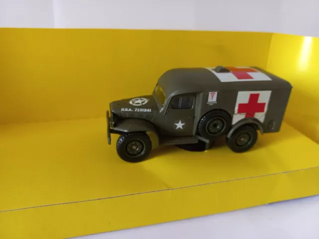 Solido 1/50 - Dodge 4x4 WC 54, US WW2 + boîte Ref 6043, TBe, (80)