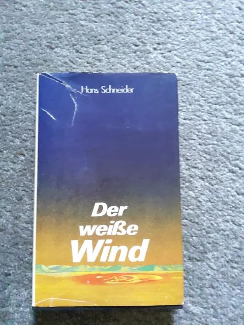 Der weiße Wind, Hans Schneider, Krimi DDR, Militärverlag 1982, 1. Auflage