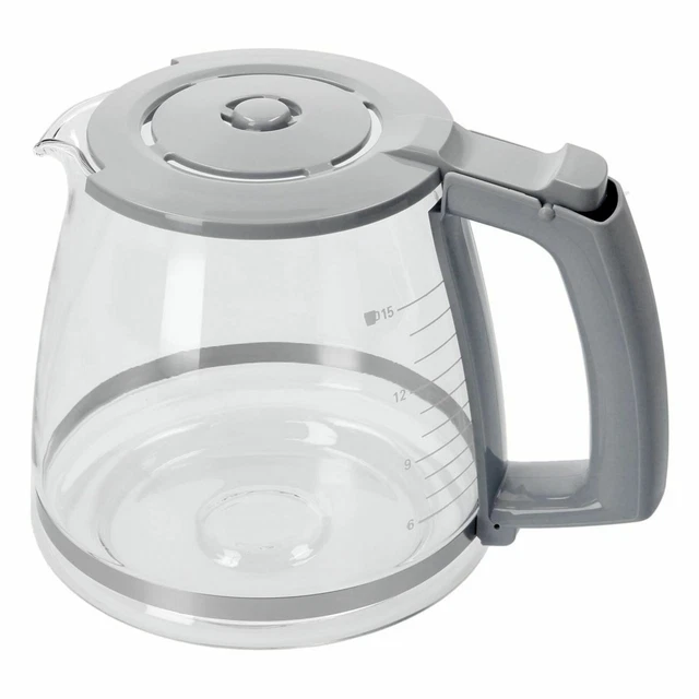Verseuse Blanche 10 tasses Cafetière, Machine à Café KRUPS F2647010(B