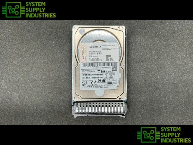 Lenovo 300GB Hard Disk SAS 12Gb/s 10.000 Rpm 2.5'' Hot-Swap - 00WG685, Prodotto Negli USA